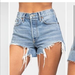 COPY - Re/done 70s high rise shorts